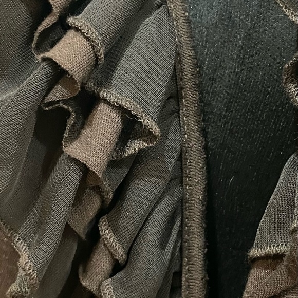 Vintage Suzie Triple Ruffle Open Cardigan - Picture 7 of 8